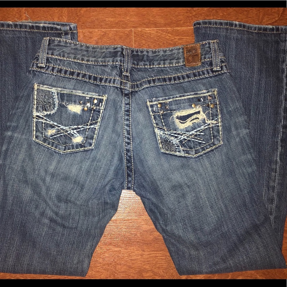 Buckle BKE Stella Boot Destroyed jeans 28x29 short